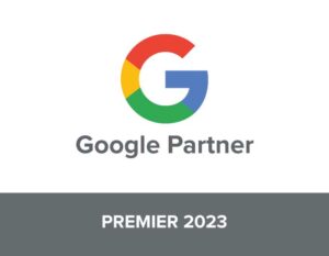 Google Premier Partner logo for 2023